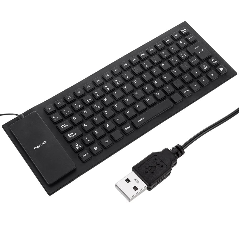 TECLADO FLEXIBLE ALÁMBRICO USB