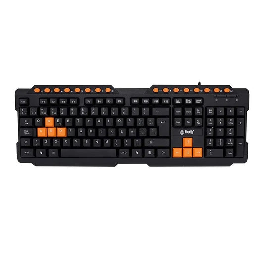 TECLADO BASIK TECH MULTIMEDIA ALÁMBRICO USB 80165