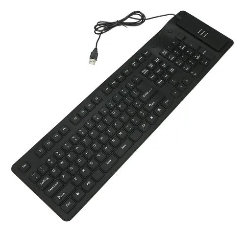 TECLADO FLEXIBLE NUMÉRICO ALÁMBRICO USB