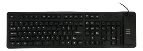 TECLADO FLEXIBLE NUMÉRICO ALÁMBRICO USB