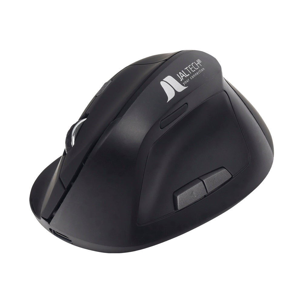 MOUSE JALTECH ERGONÓMICO BLUETOOTH - INALÁMBRICO USB RECARGABLE