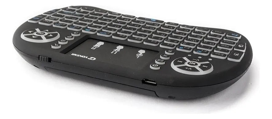 MINI TECLADO INALÁMBRICO USB TOUCHPAD RGB