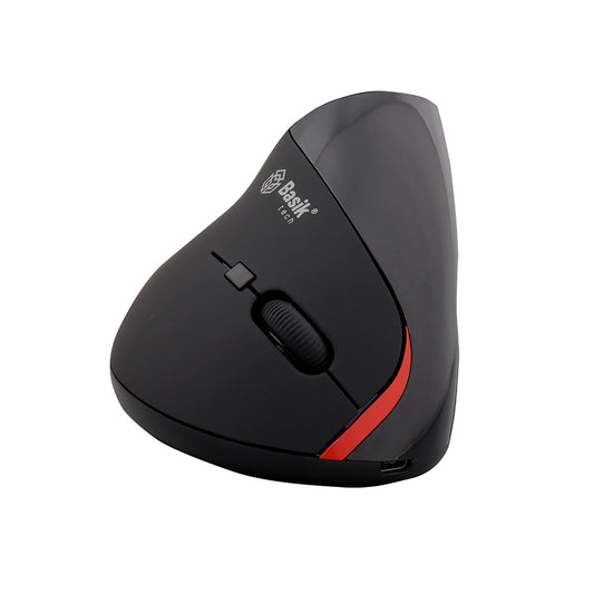MOUSE BASIK TECH ERGONÓMICO INALÁMBRICO USB RECARGABLE