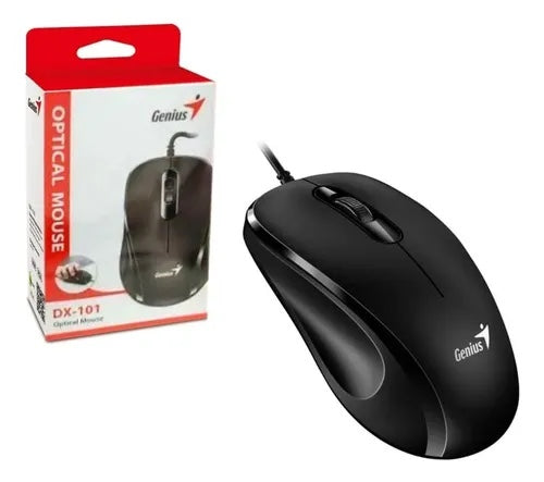 MOUSE GENIUS ÓPTICO USB ALÁMBRICO