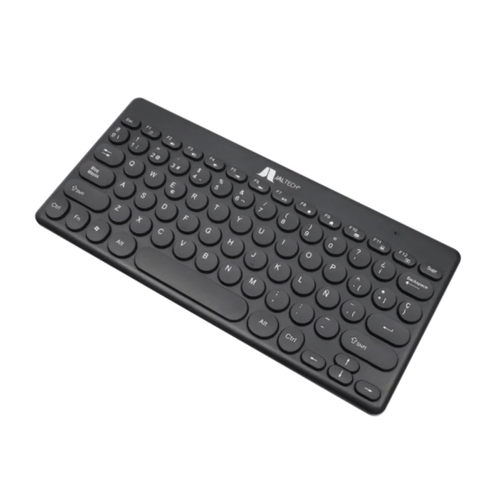 TECLADO JALTECH SLIM CIRCLE BLUETOOTH-INALÁMBRICO USB