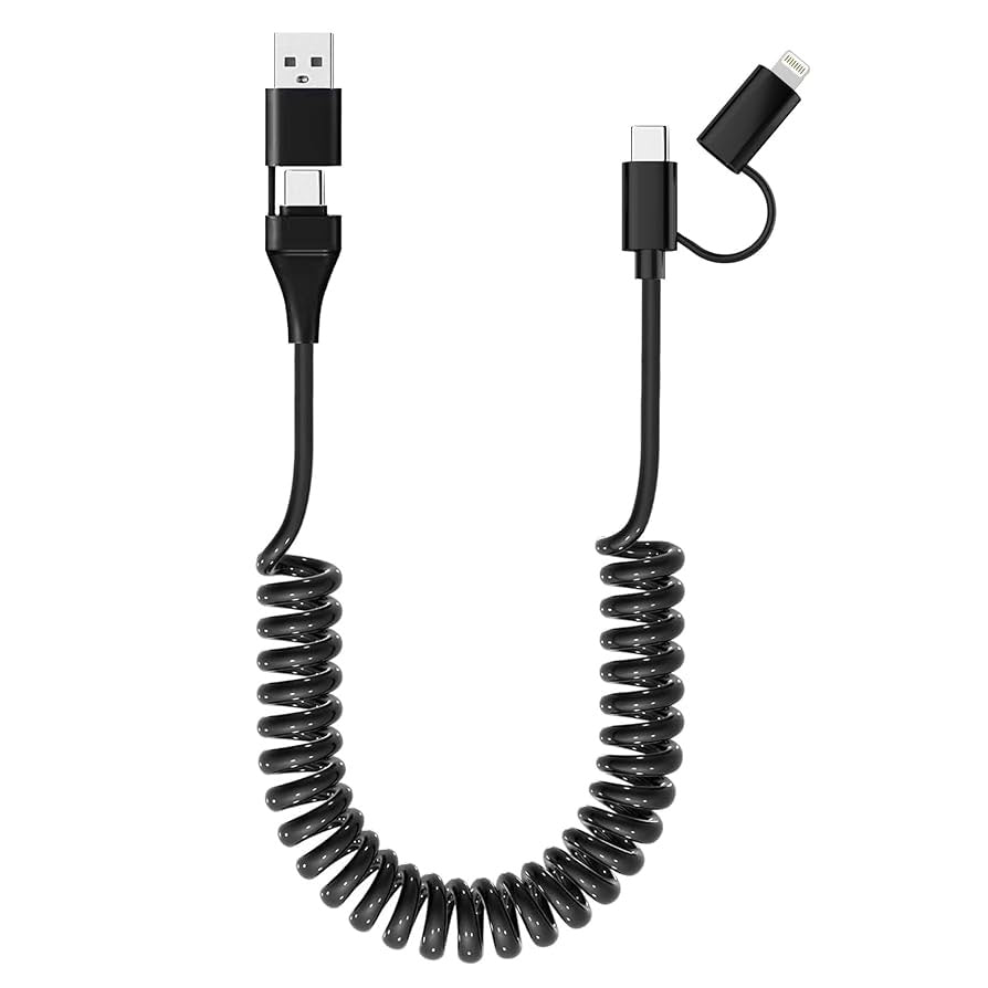 CABLE 4 EN 1 65 W ESPIRAL  1 METRO
