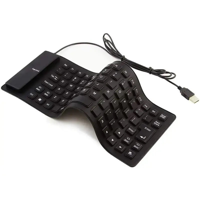 TECLADO FLEXIBLE ALÁMBRICO USB