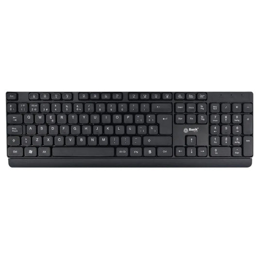 TECLADO BASIK TECH BLUETOOTH-INALÁMBRICO USB RECARGABLE  BSK-TBT 01