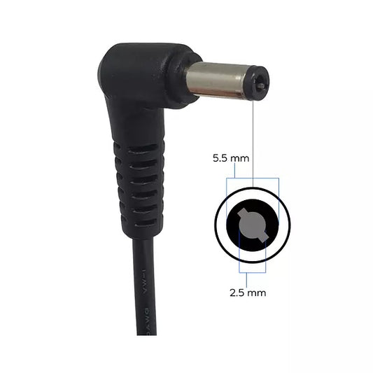 CARGADOR PARA LENOVO 20 V 3.25 A PUNTA 5.5 x 2.5 mm