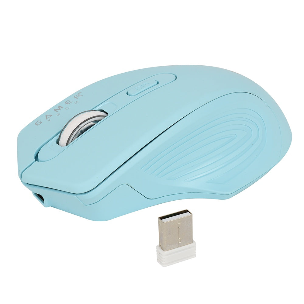 MOUSE GAMER TECH INALÁMBRICO USB RECARGABLE