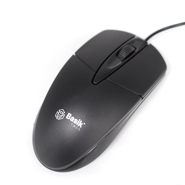 MOUSE BASIK TECH ÓPTICO USB ALÁMBRICO