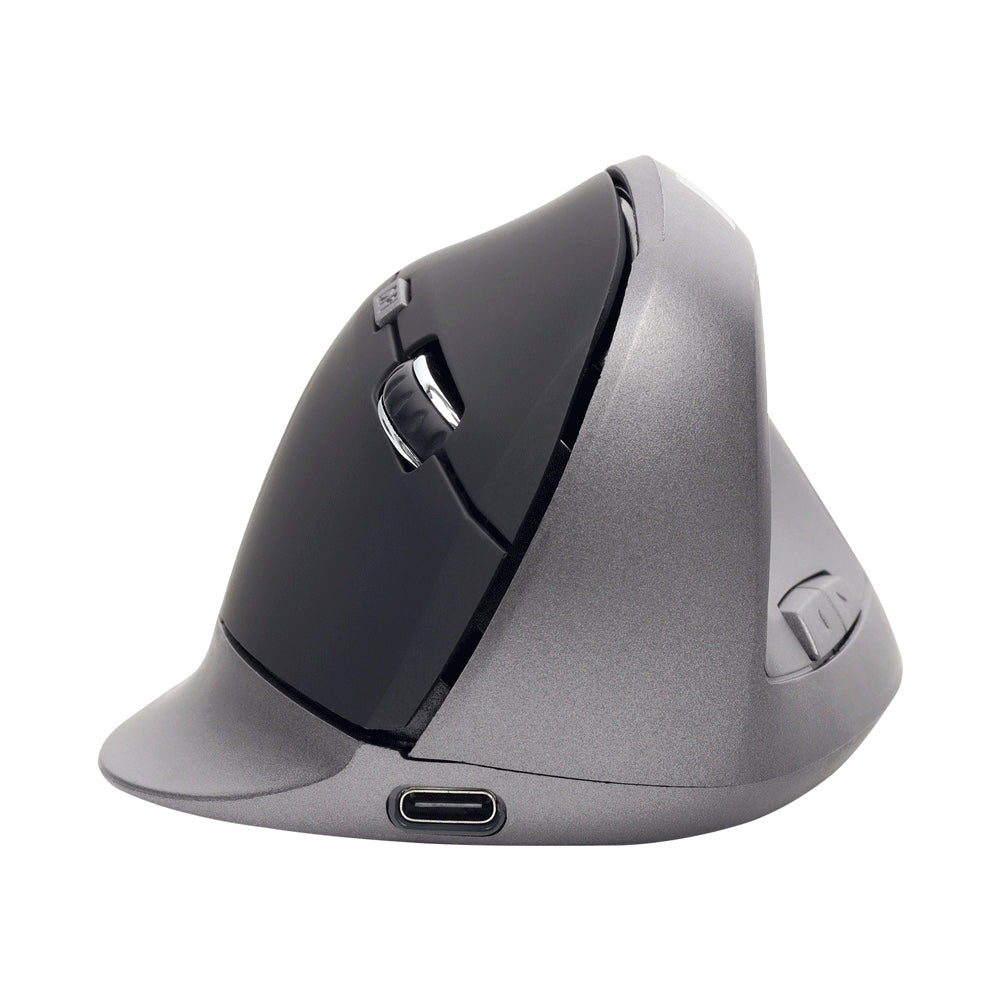 MOUSE JALTECH ERGONÓMICO BLUETOOTH - INALÁMBRICO USB RECARGABLE