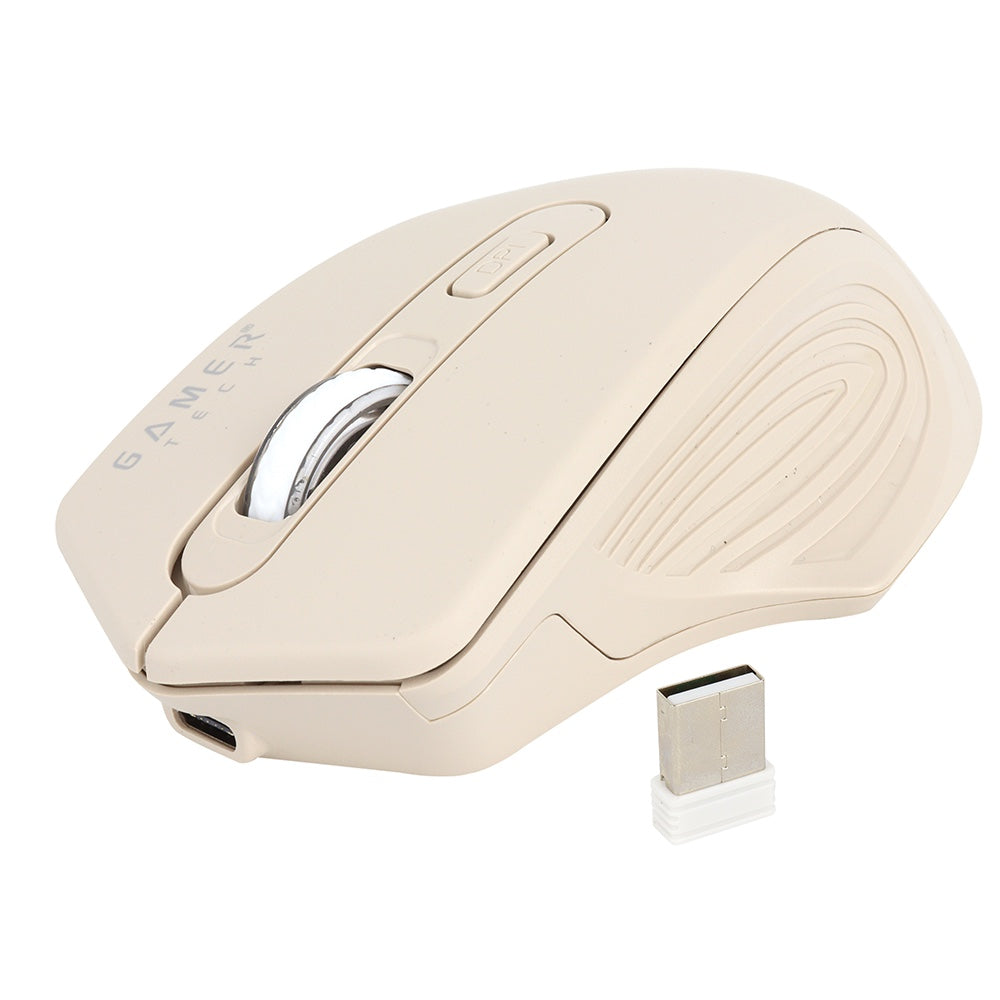 MOUSE GAMER TECH INALÁMBRICO USB RECARGABLE
