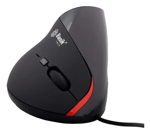 MOUSE ERGONÓMICO BASIK TECH ALÁMBRICO USB