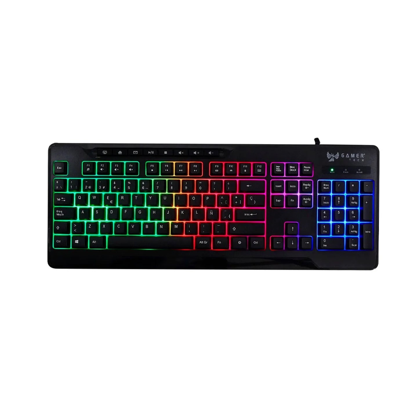 COMBO GAMER TECH XTREM ALÁMBRICO 5 EN 1
