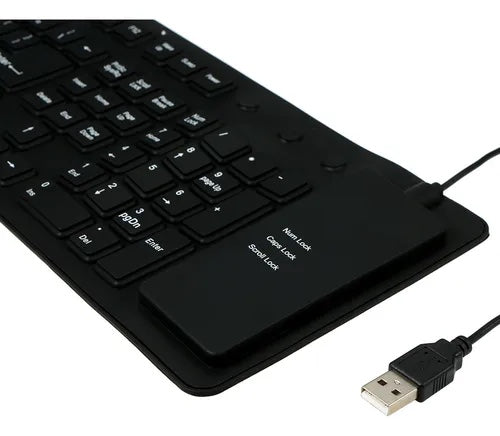 TECLADO FLEXIBLE NUMÉRICO ALÁMBRICO USB