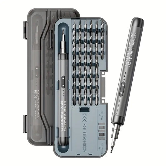 DESTORNILLADOR ELÉCTRICO RECARGABLE-46 PIEZAS