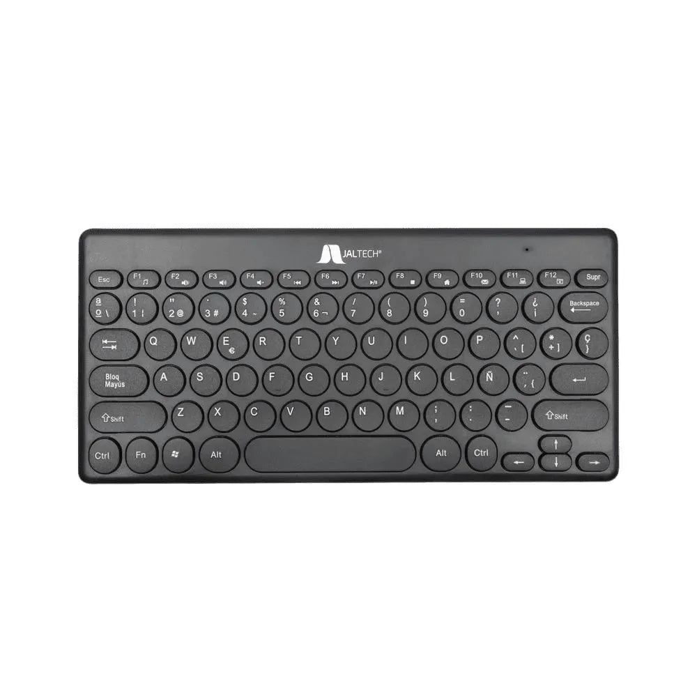 TECLADO JALTECH SLIM CIRCLE BLUETOOTH-INALÁMBRICO USB